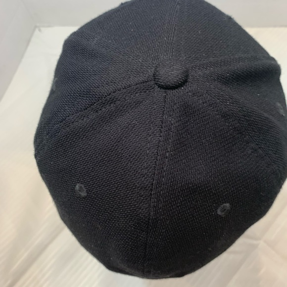 Oakley Mens TinCan Flag Mexico Stretch Baseball Cap Hat Blackout L/XL. NWT - Picture 3 of 7